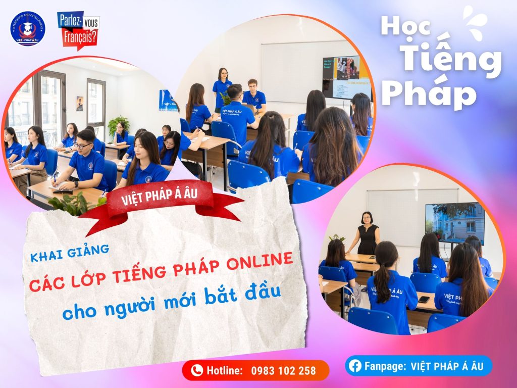 Học tiếng pháp online tại Việt Pháp Á Âu