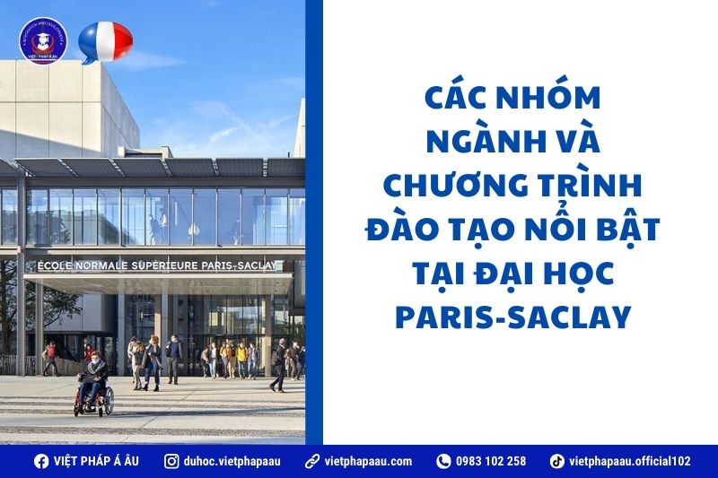 Các nhóm ngành và chương trình đào tạo tại đại học Paris Saclay