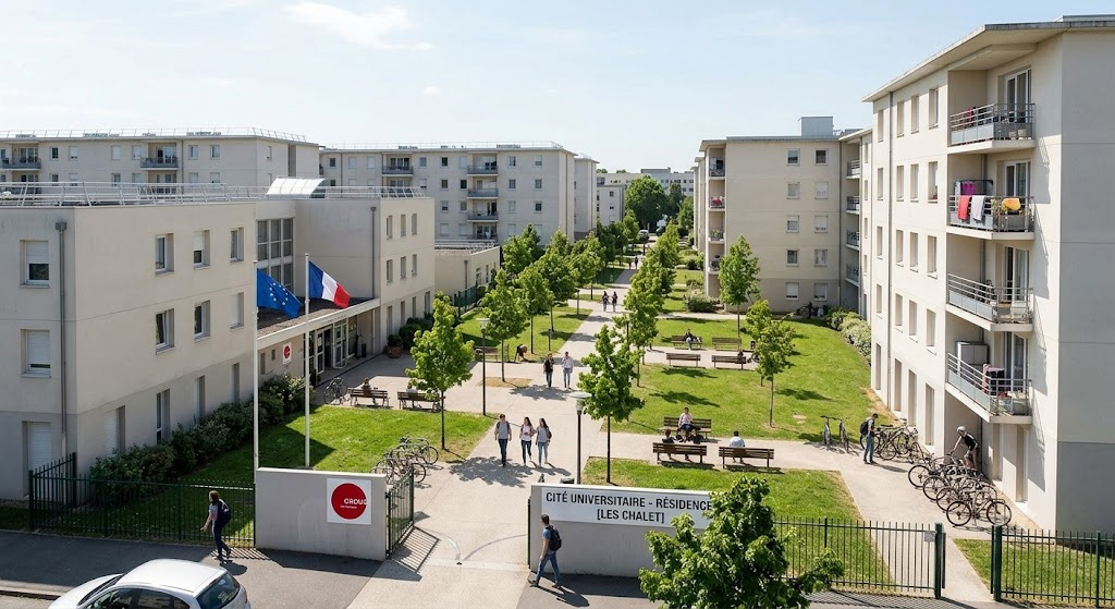 Khu học xá tiêu chuẩn do CROUS quản lý tại Pháp