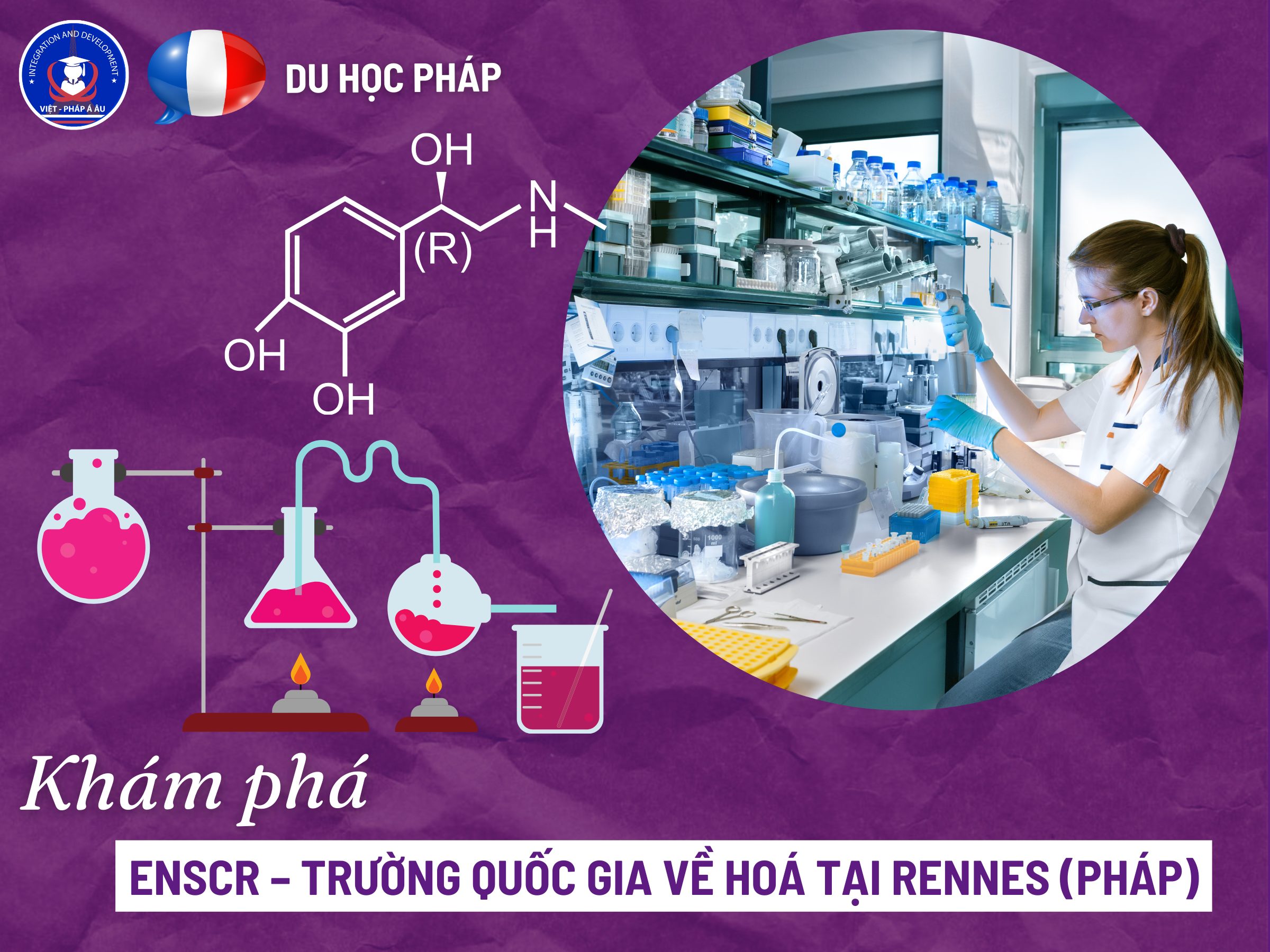 ENSCR – TRƯỜNG QUỐC GIA VỀ HOÁ TẠI RENNES (PHÁP)