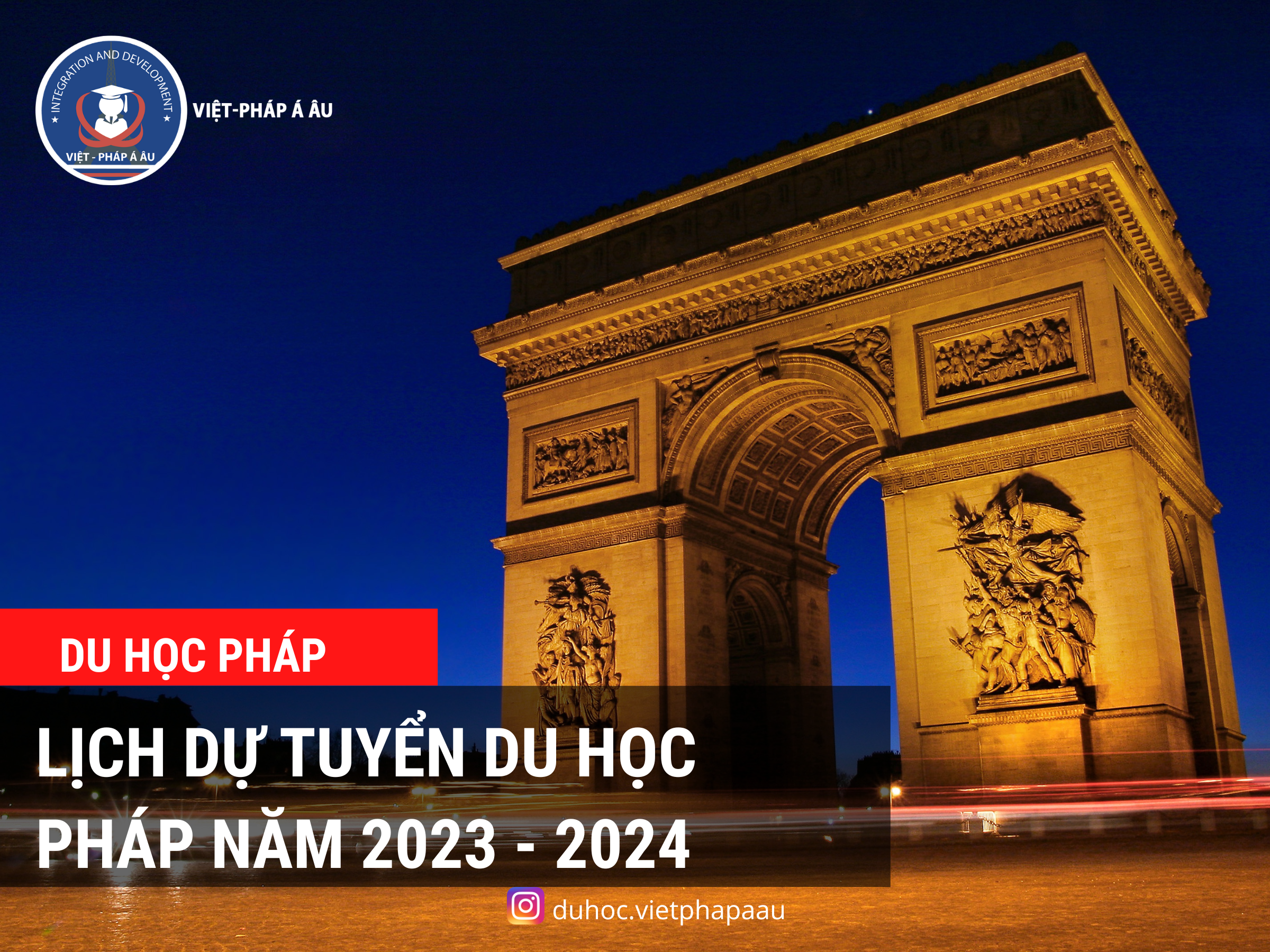 LỊCH DỰ TUYỂN DU HỌC PHÁP NĂM 2023 - 2024