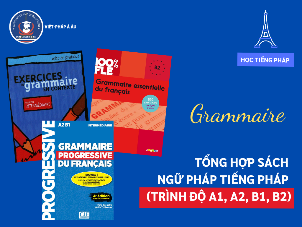 TỔNG HỢP SÁCH NGỮ PHÁP TIẾNG PHÁP