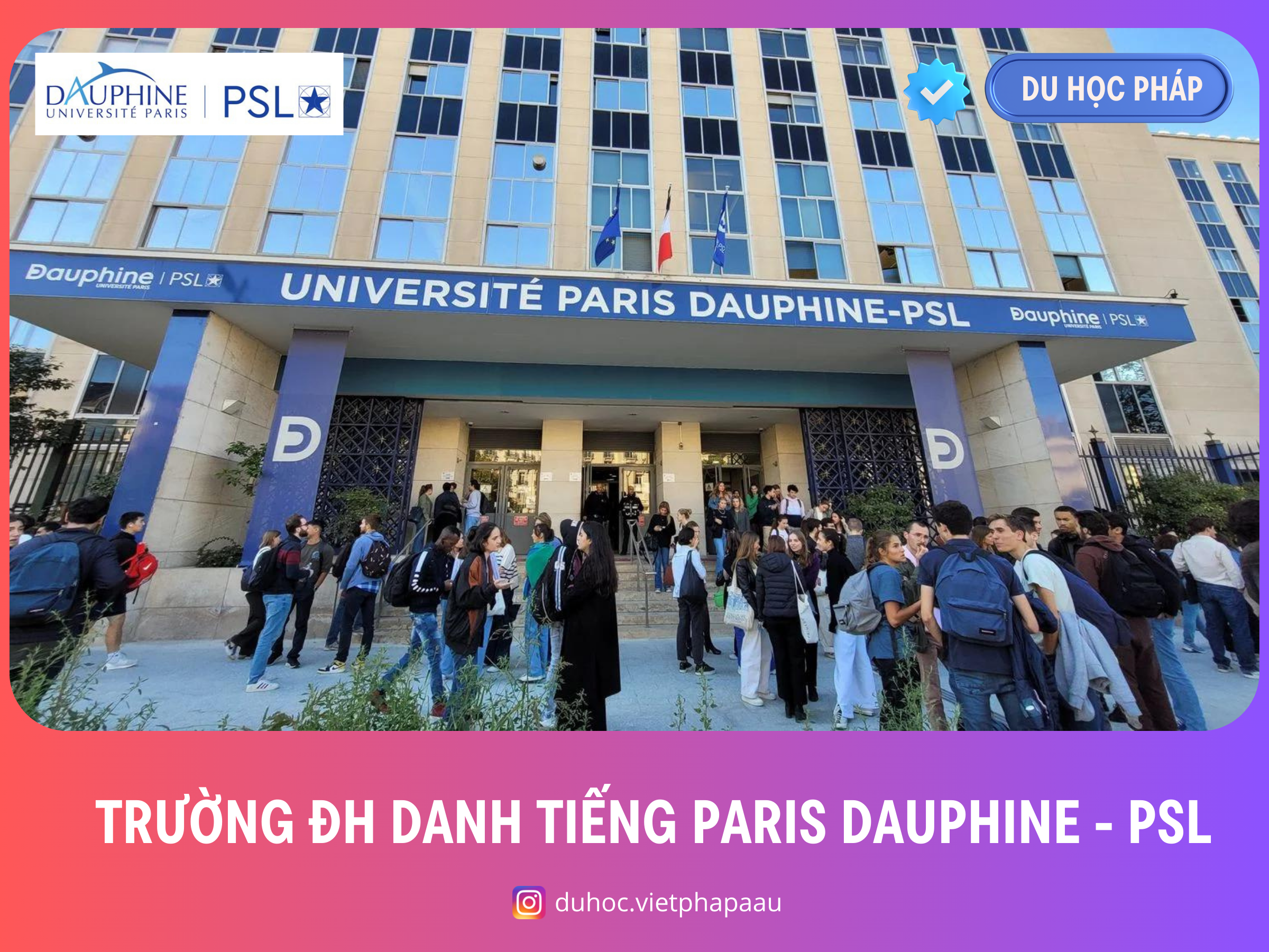 trường đh DANH TIẾNG PARIS DAUPHINE - PSL