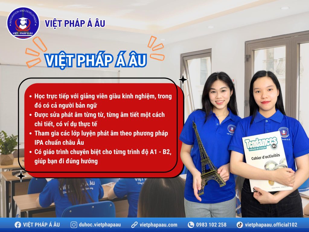 Học tiếng Pháp tại Việt Pháp Á Âu