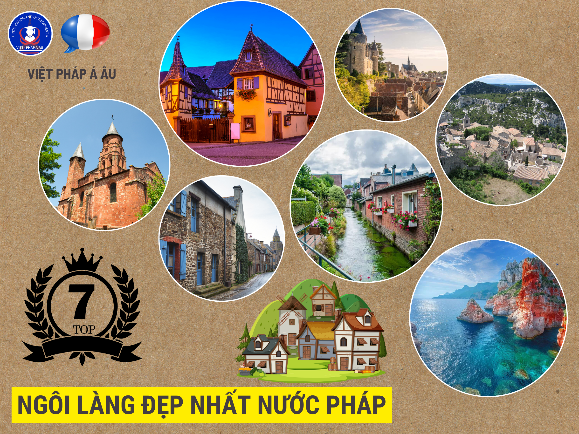 NGÔI LÀNG ĐẸP NHẤT NƯỚC PHÁP