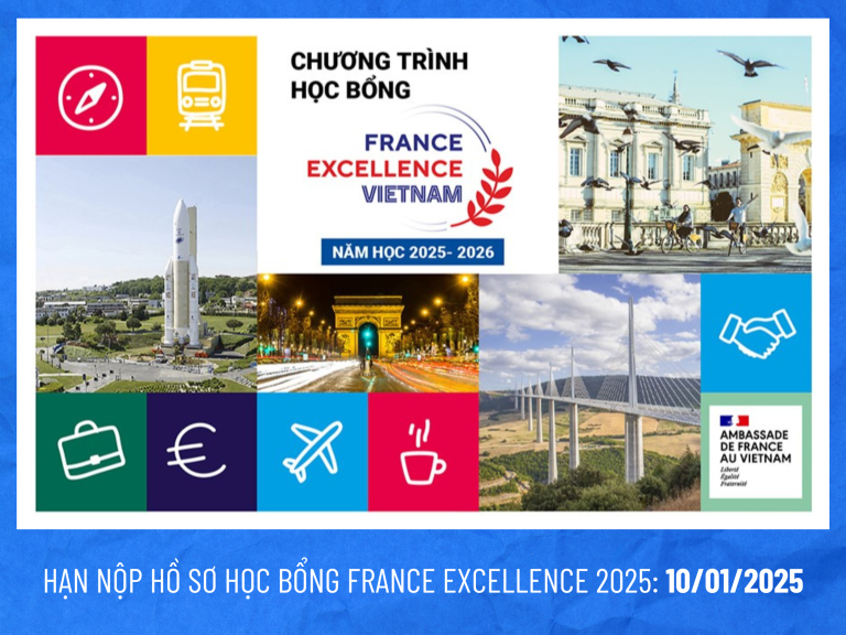 Hướng dẫn làm hồ sơ xin học bổng đại sứ quán Pháp