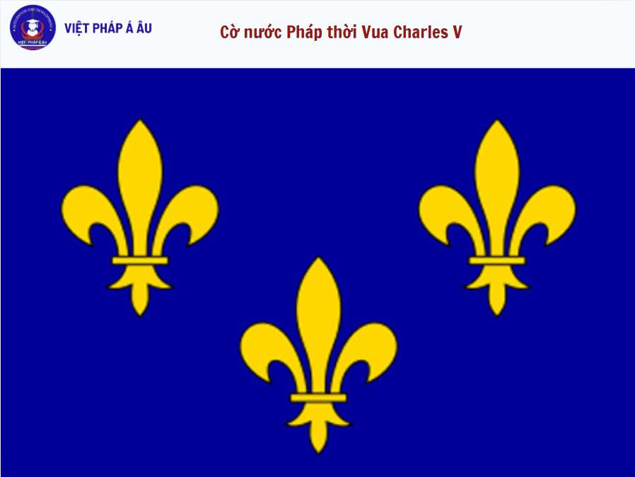 Cờ nước Pháp thời Vua Charles V