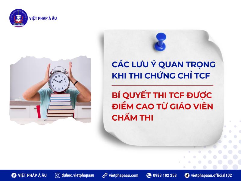 Quy đổi thang điểm thi TCF