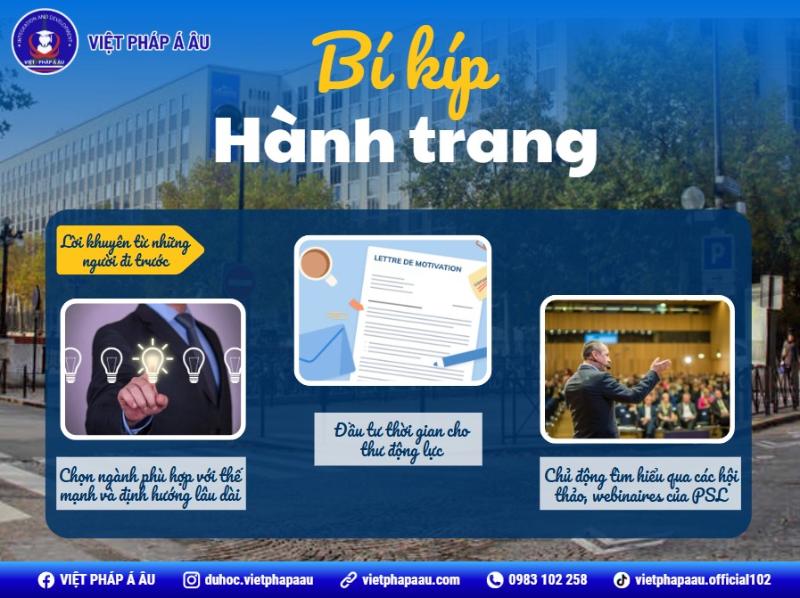 Sinh viên Việt Nam học tại Đại học Paris Sciences et Lettres (PSL University)