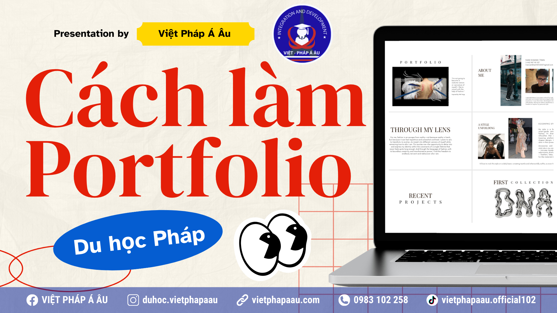 Chuẩn bị portfolio du học Pháp