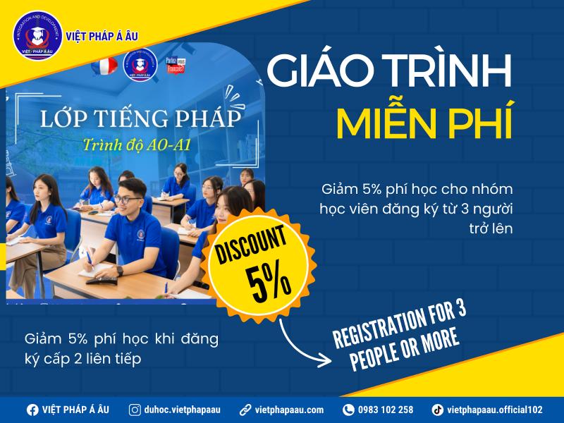 Giáo trình học tiếng Pháp miễn phí
