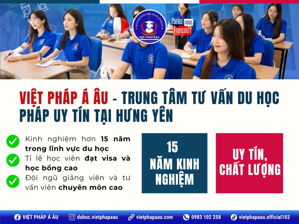 Việt Pháp Á Âu tư vấn du học Pháp tại Hưng Yên