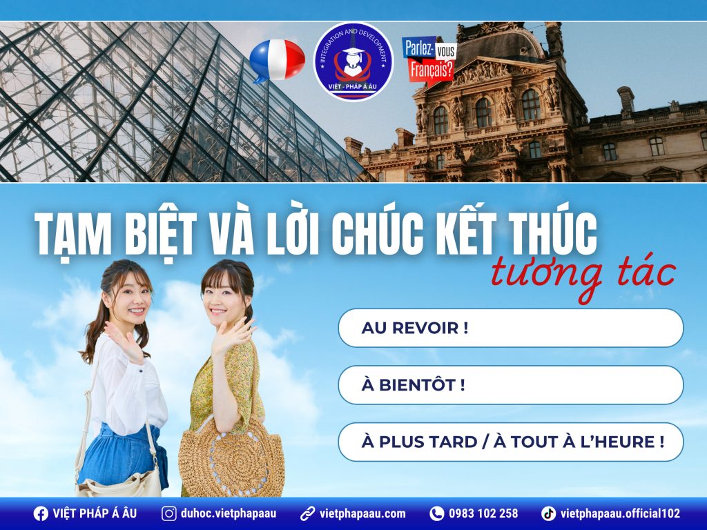 Cách tạm biệt trong tiếng Pháp
