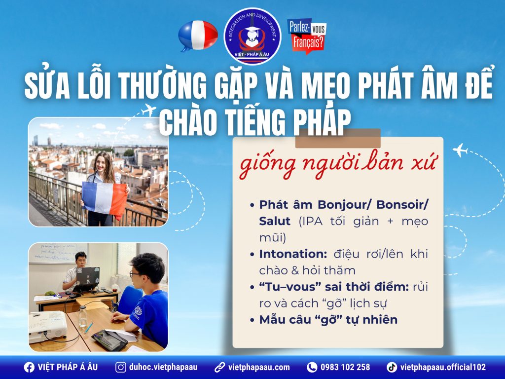 Sửa lỗi thường gặp và mẹo phát âm chuẩn