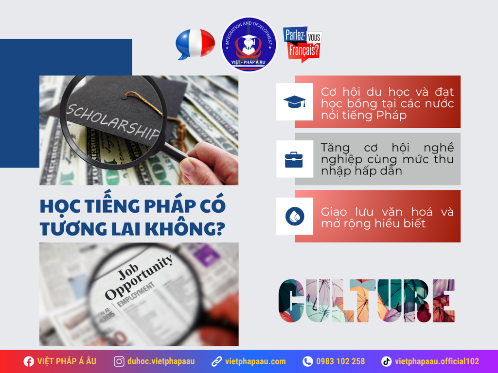 Những cơ hội khi học tiếng Pháp