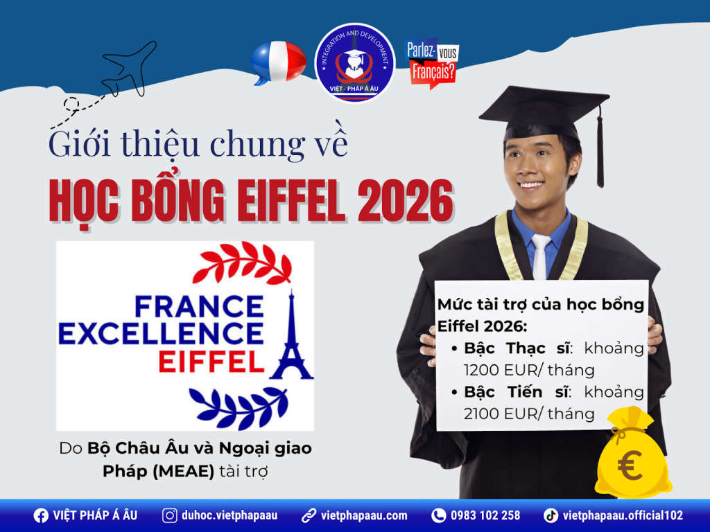Giới thiệu về học bổng Eiffel 2026