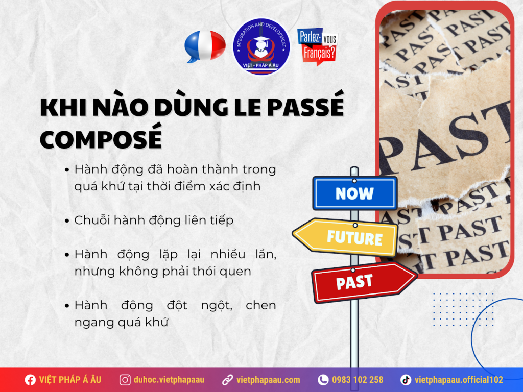 Khi nào dùng le passé composé