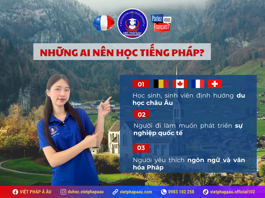 Những ai nên học tiếng Pháp