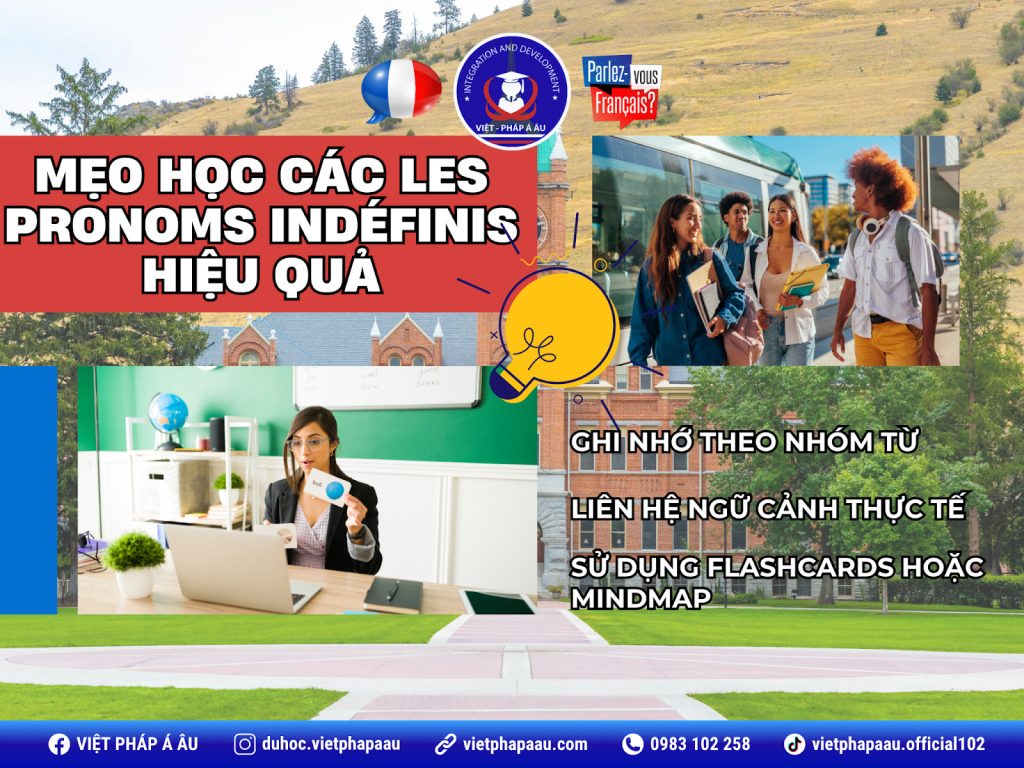 Meo học các Les pronoms indéfinis