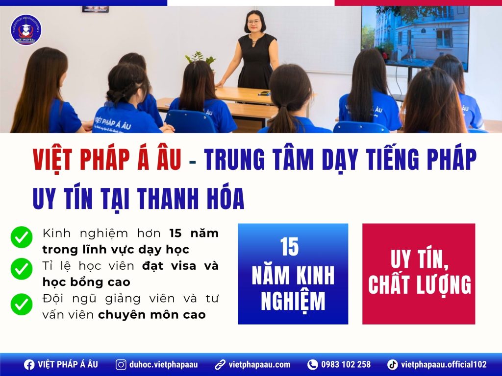 Học tiếng Pháp tại Thanh Hóa,