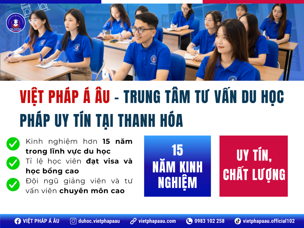 tư vấn du học pháp tại Thanh Hóa