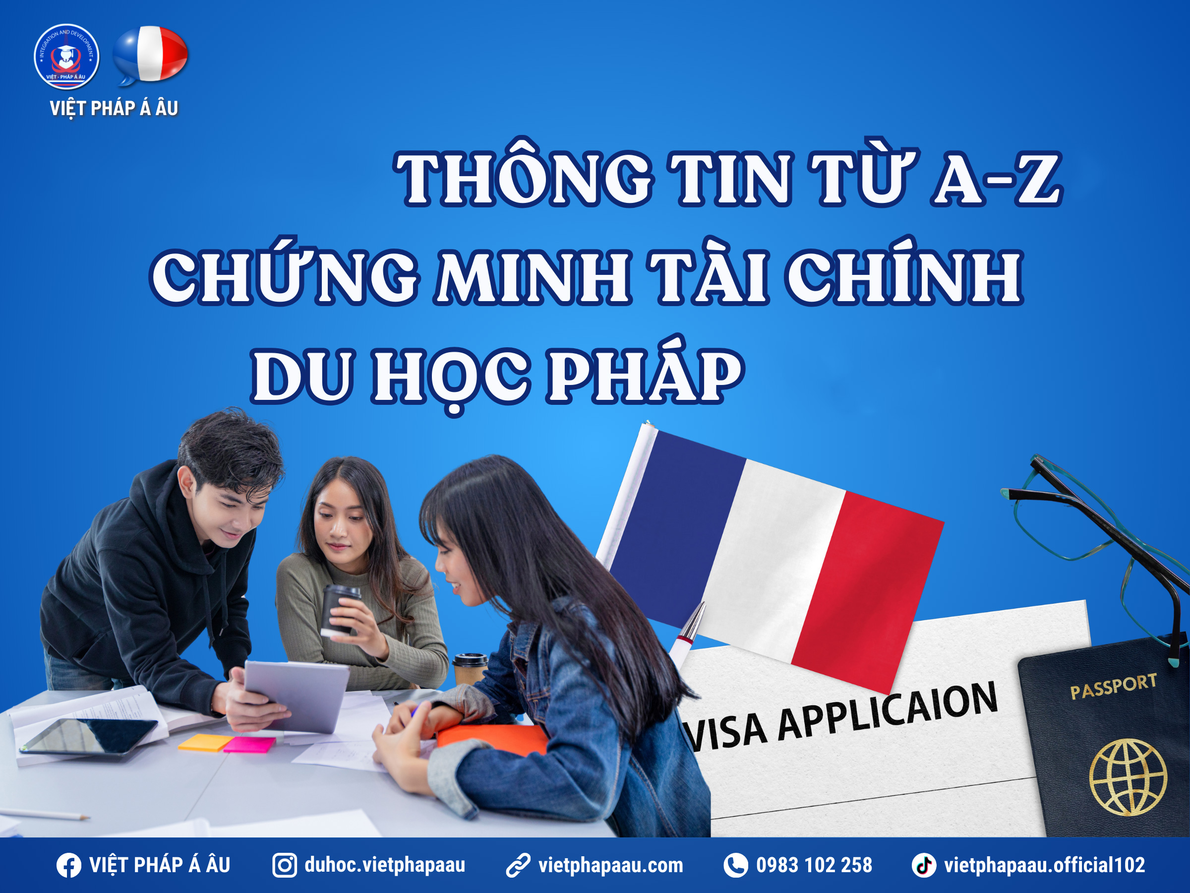 chứng minh tài chính du học Pháp