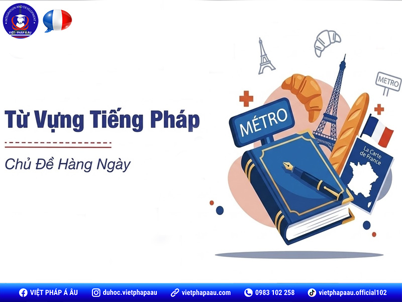 từ vựng tiếng pháp theo chủ đề